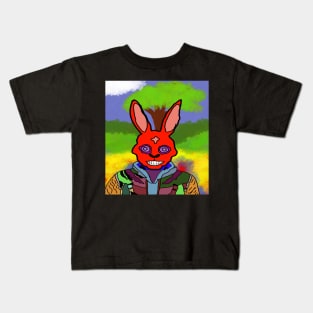 drawing rabbit of nightmares Kids T-Shirt